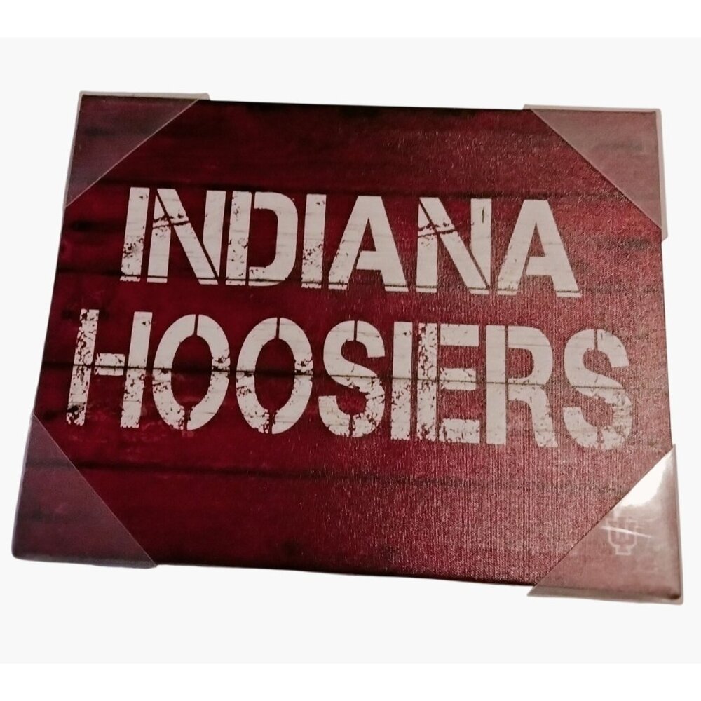 Artissimo Indiana Hoosiers  Wall Art Plaque  Officially